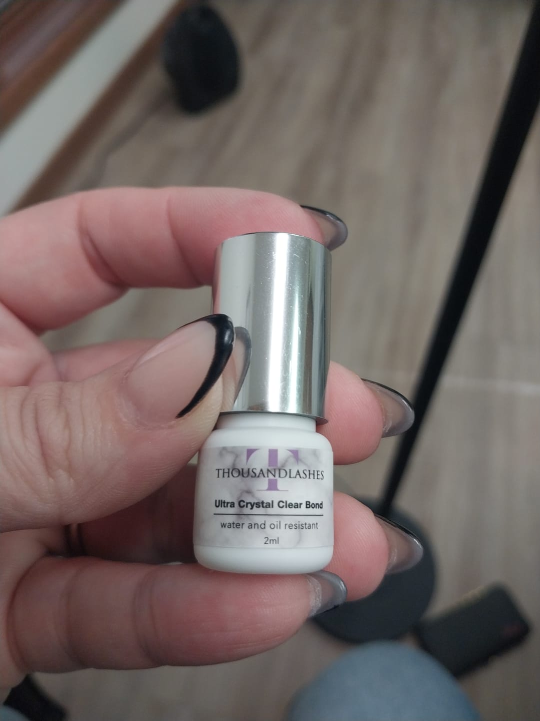 Customer photo review of LASH ADHESIVE SAMPLE