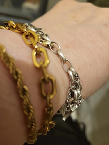 Customer photo review of 18K Gold PRIME CUBAN LINK BRACELET
