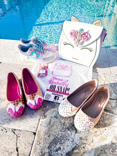 Customer photo review of Unicorn Cake Bag