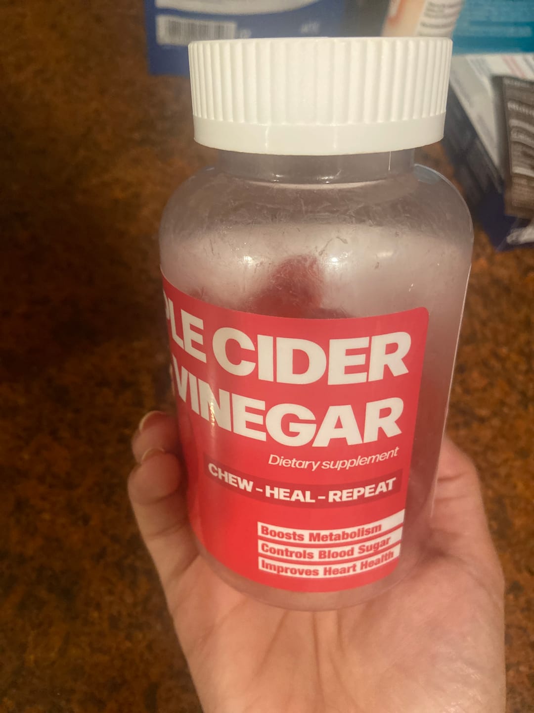 Customer photo review of Apple Cider Vinegar Gummies