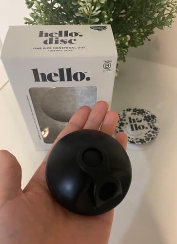 Customer photo review of HELLO DISC™ - Menstrual Disc - Now in New Black Colour