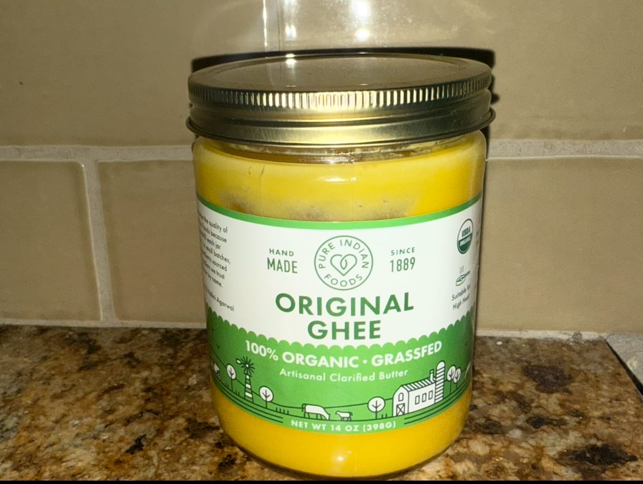 Customer photo review of Original Ghee, Grassfed & Certified Organic
