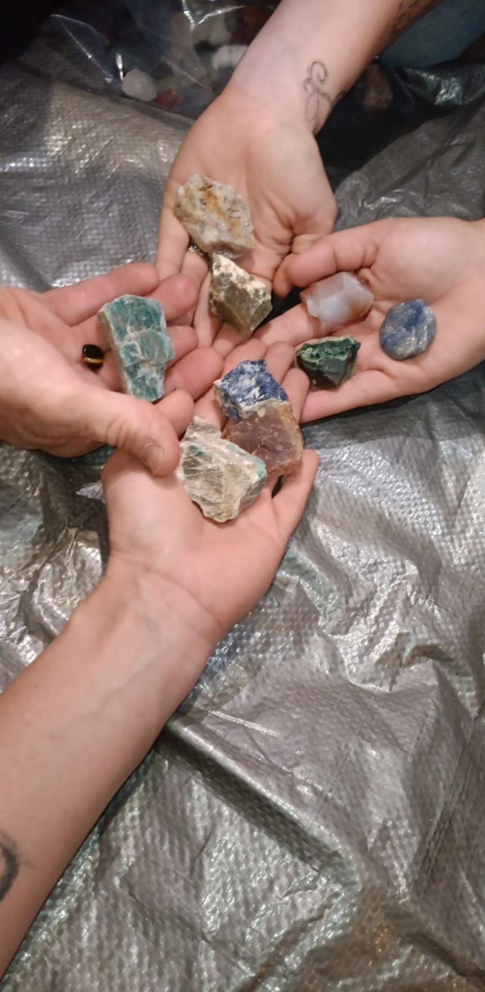 Customer photo review of Scoop of Tumbled Stones
