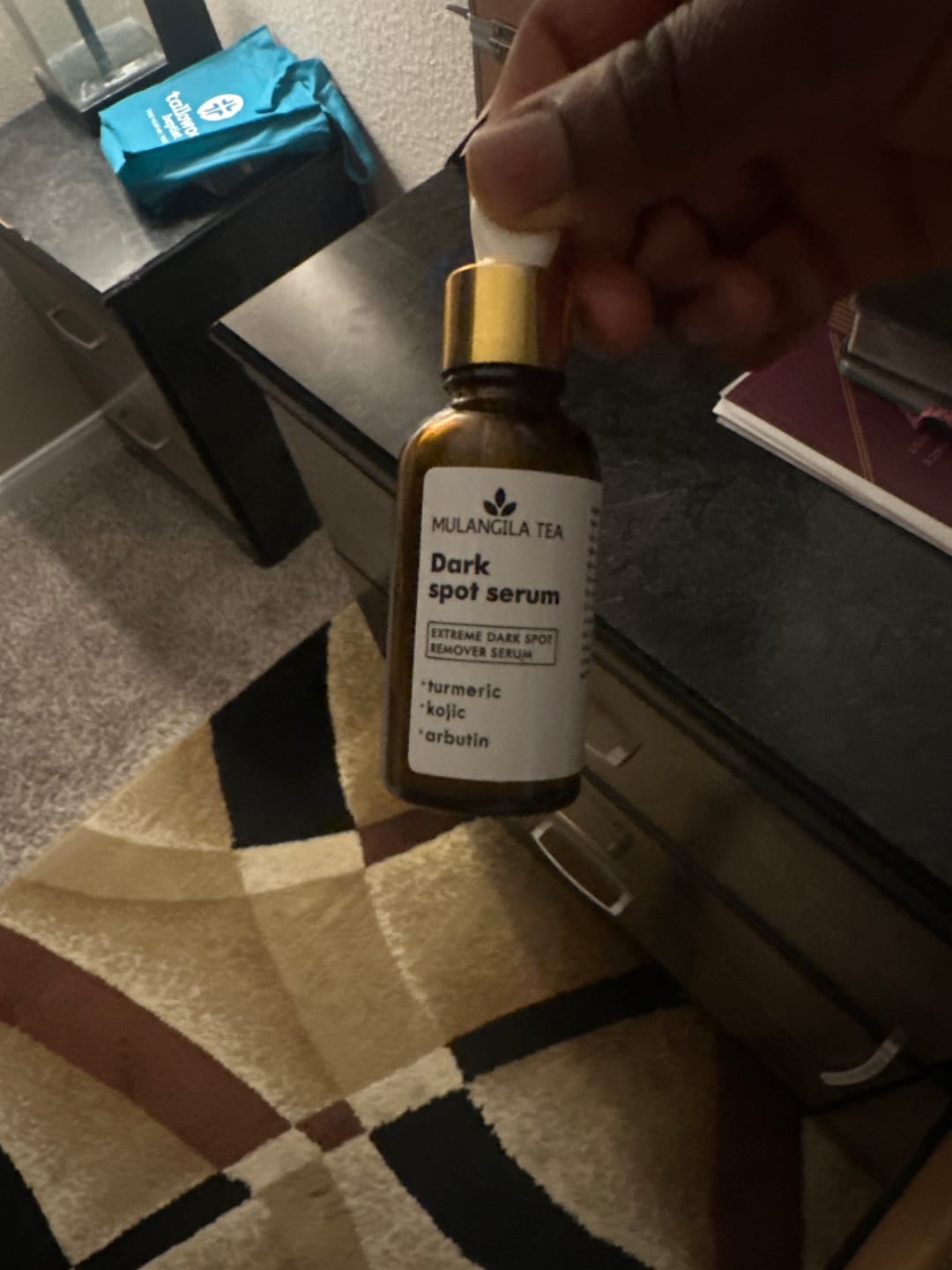 Customer photo review of Dark spot serum