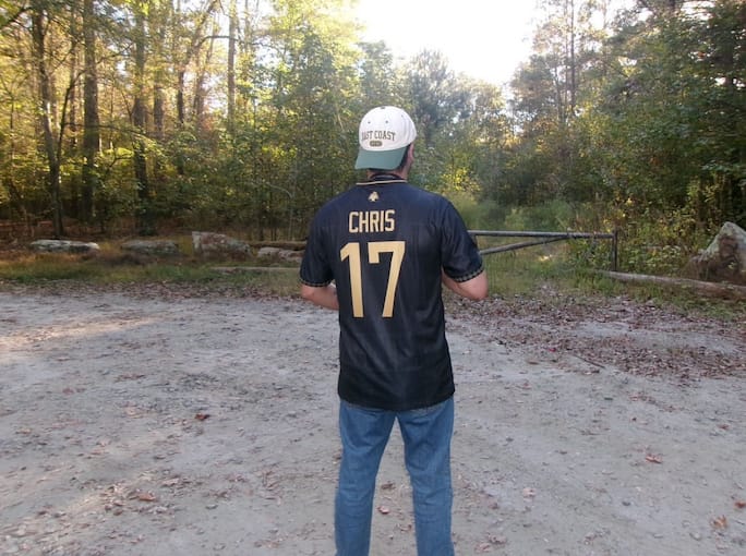 Customer photo review of Lebanon Custom Football Jersey