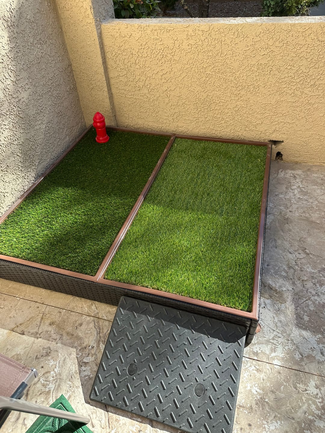 Customer photo review of Porch Potty MEGA