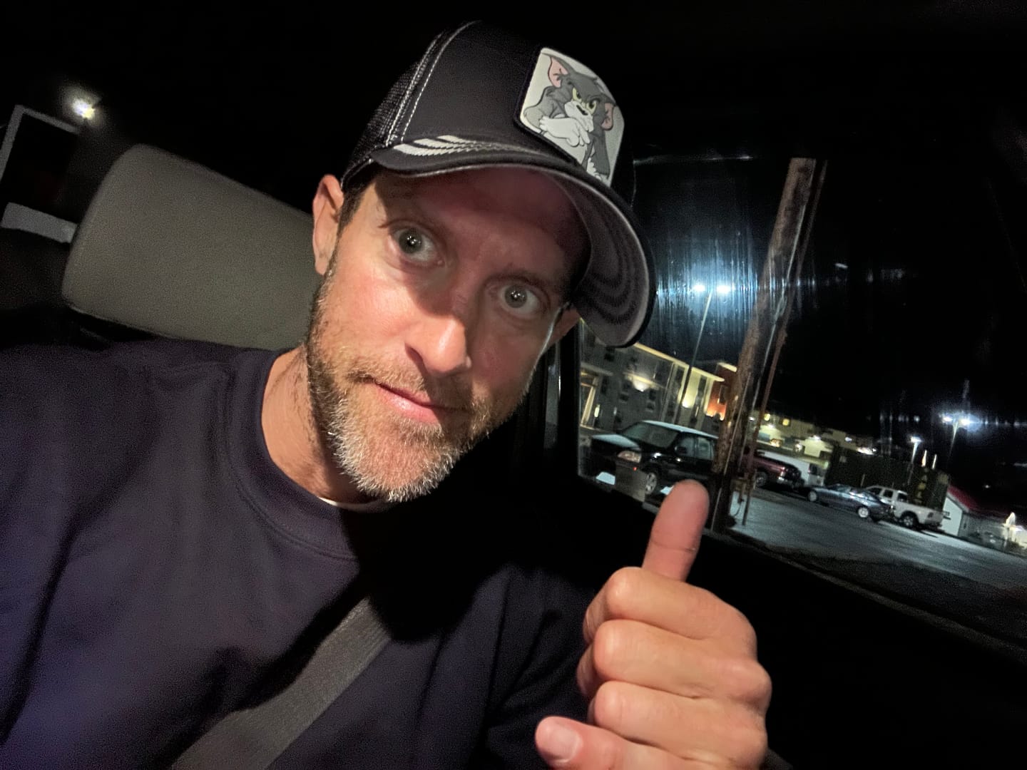 Customer photo review of OVERLORD X Tom & Jerry: Tom Trucker Cap