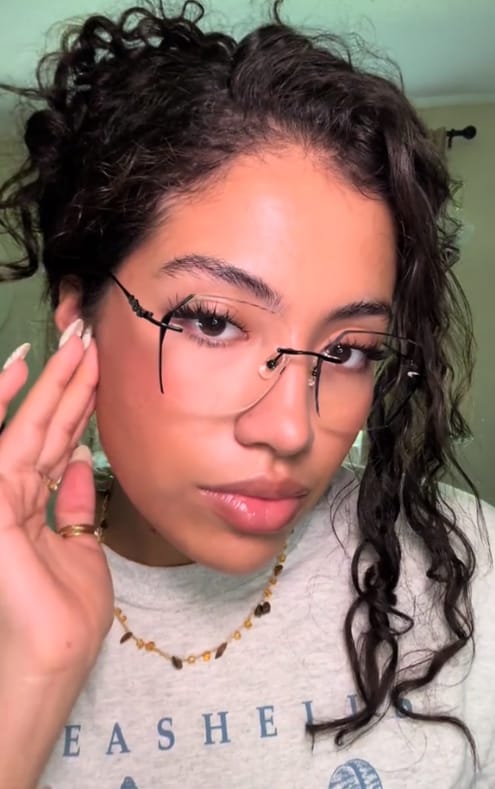 Customer photo review of Ella Eyeglasses