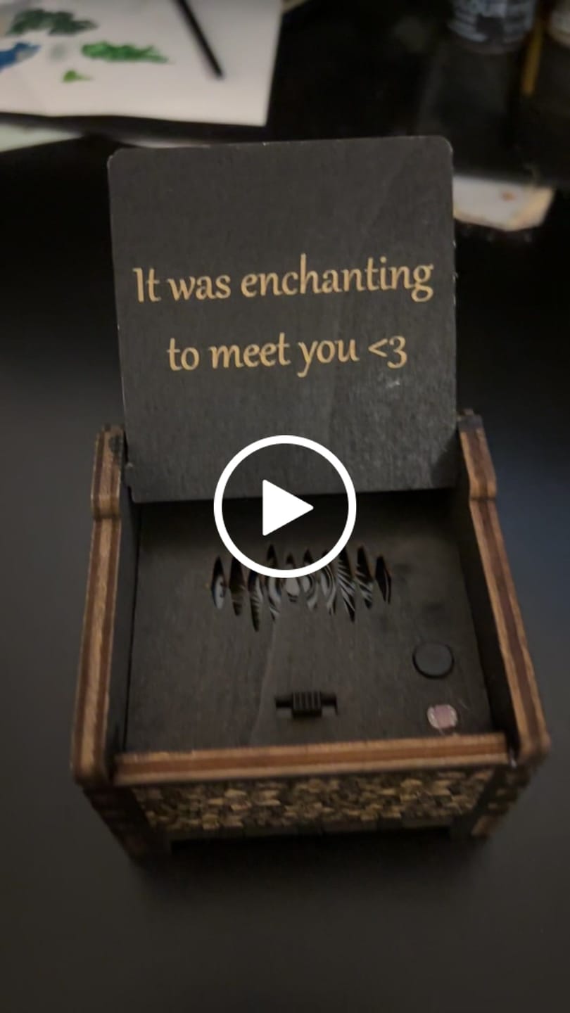 Customer video review of Custom Digital Music Box - Any song, tune, or voice