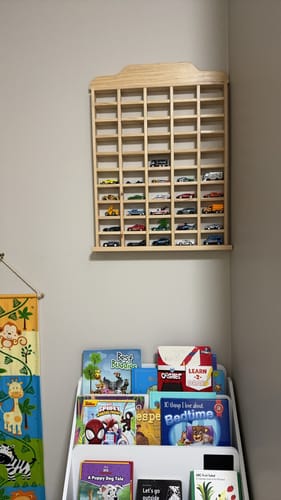 Customer photo review of Matchbox Car Garage Storage