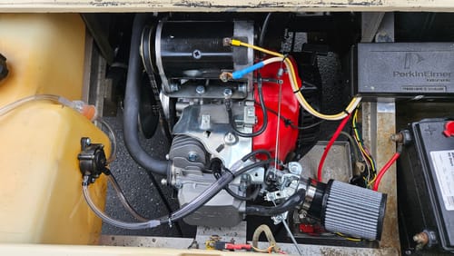 Customer photo review of Predator 459cc Install Kit for 1984 - 1996 Club Car DS