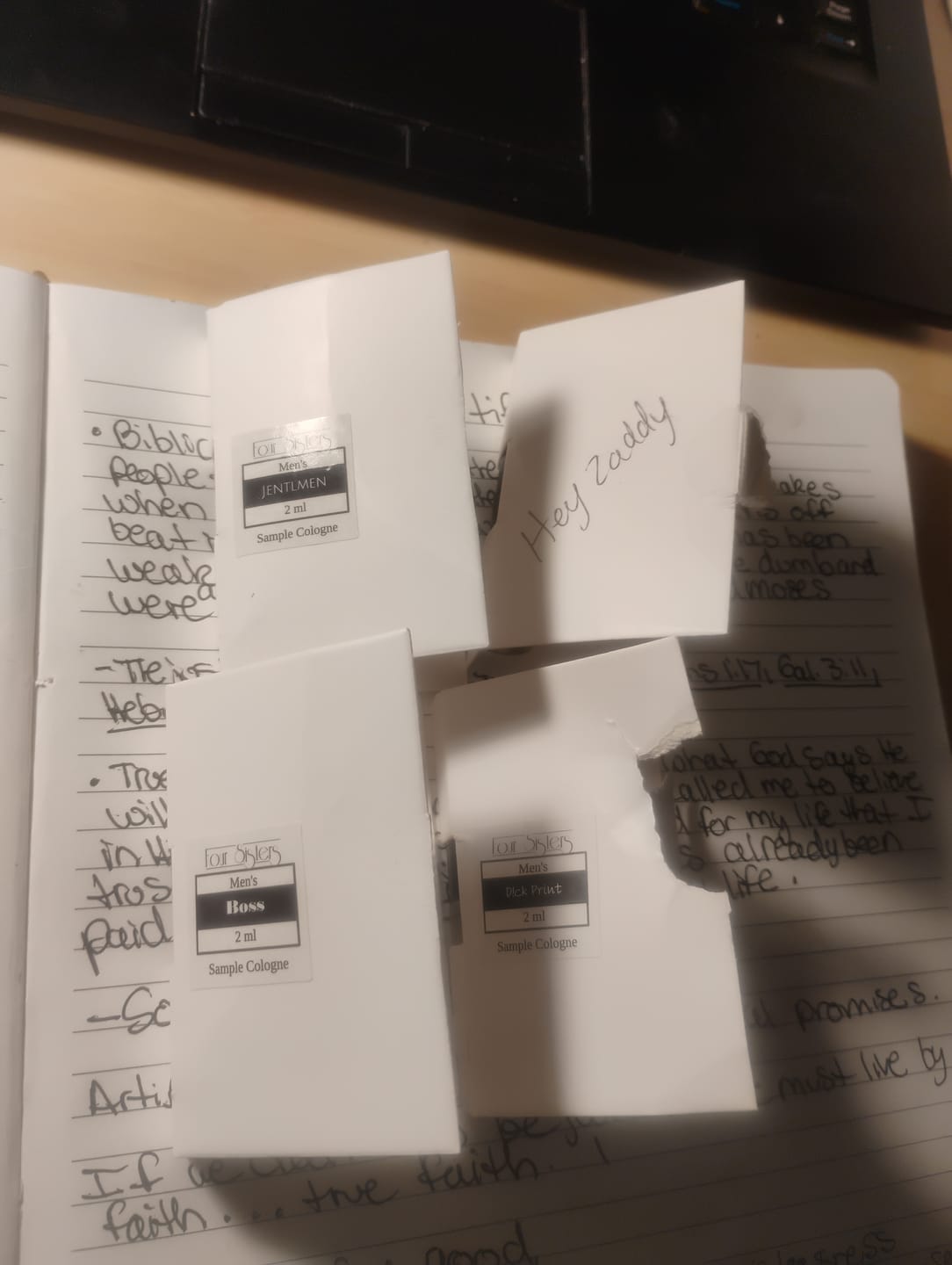 Customer photo review of Cologne Samples