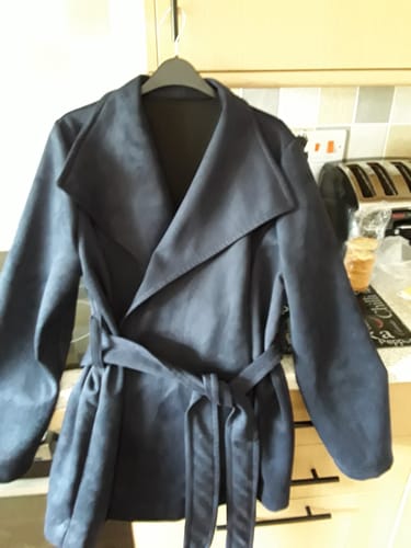 undefined review of 3 Metre Suede Back Fashion Scuba Jersey - 55" Wide (Navy) image 1 out of 1
