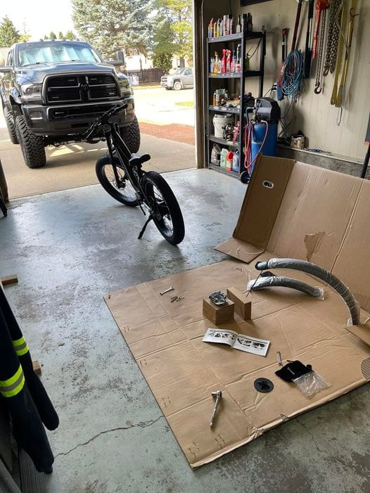 Customer photo review of T7 Full Suspension Mountain E-bike