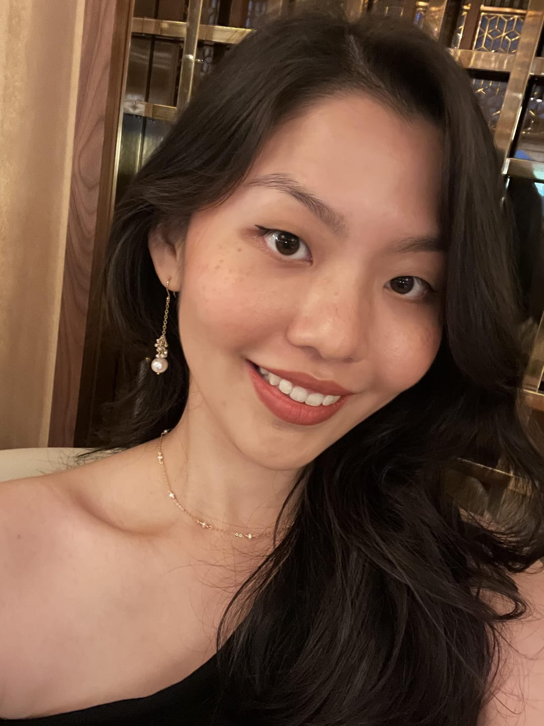 Customer photo review of Tinsel Necklace