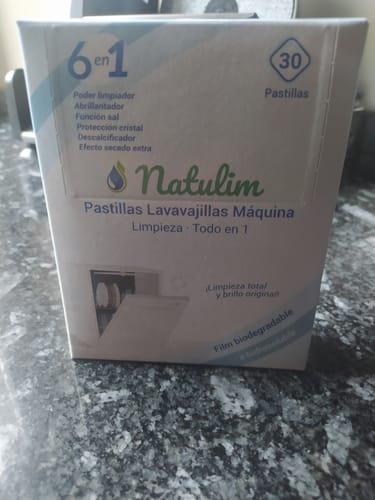 Customer photo review of Eco Pastillas Lavavajillas 6 en 1 - 60 Lavados