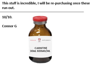 Customer photo review of L-Carnitine