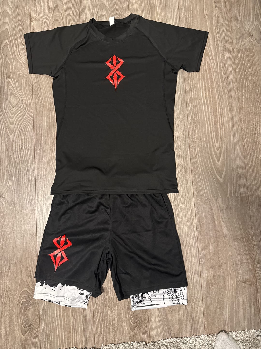 Customer photo review of Berserk Compression T-Shirt