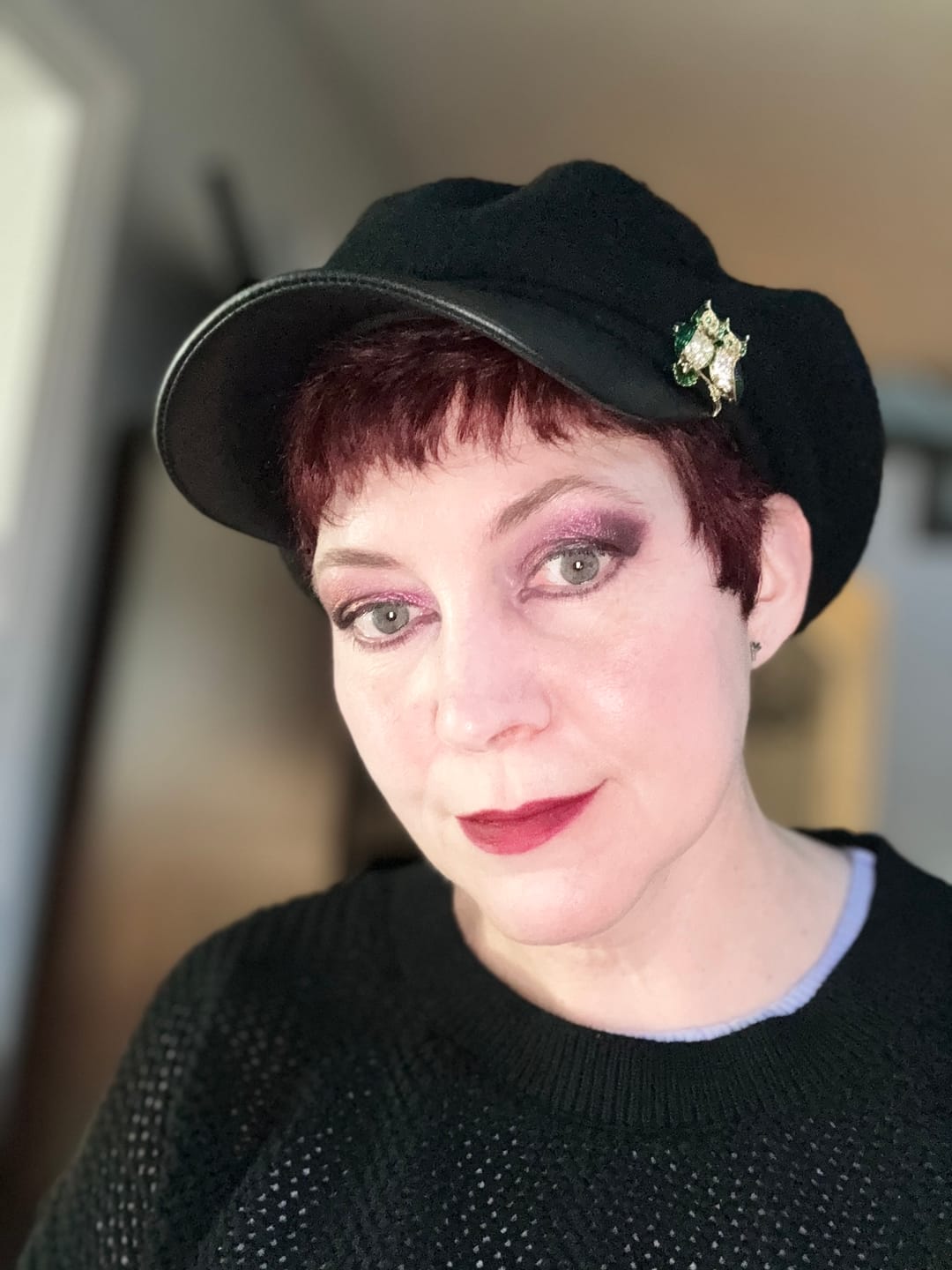Customer photo review of Skullz & Roses Metallic Multichrome Eyeshadow Palette ( PRE ORDER 4-6 WEEKS )