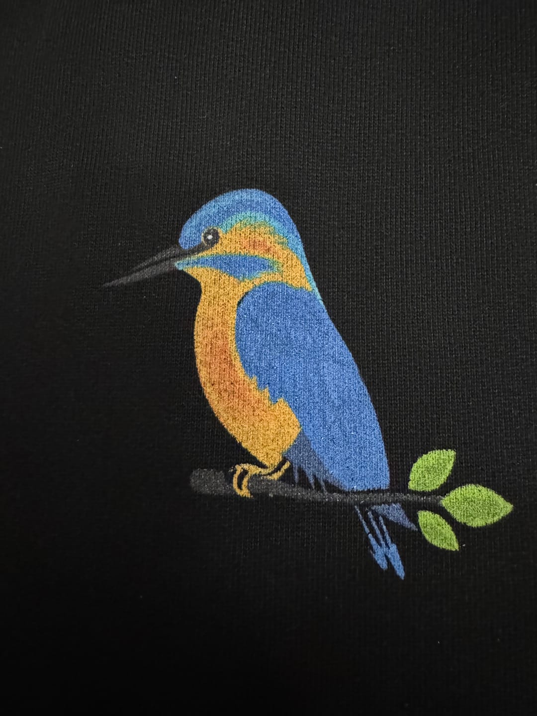 Customer photo review of Eisvogel ganz Bio Männer T-Shirt