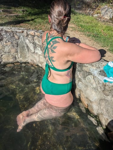 Customer photo review of 'Empower' Mid Rise Cheeky Bikini Bottom