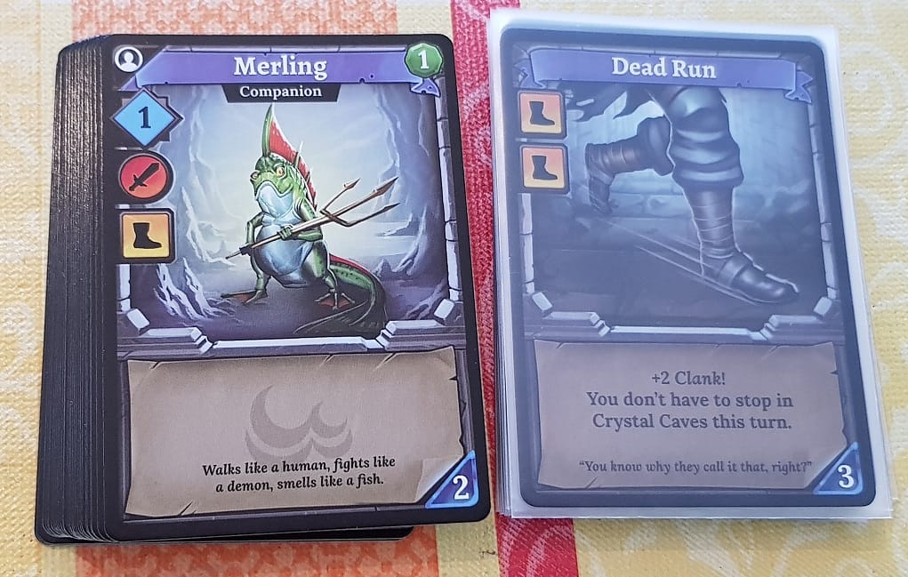 Customer photo review of Clear Matte Standard American Card Sleeves