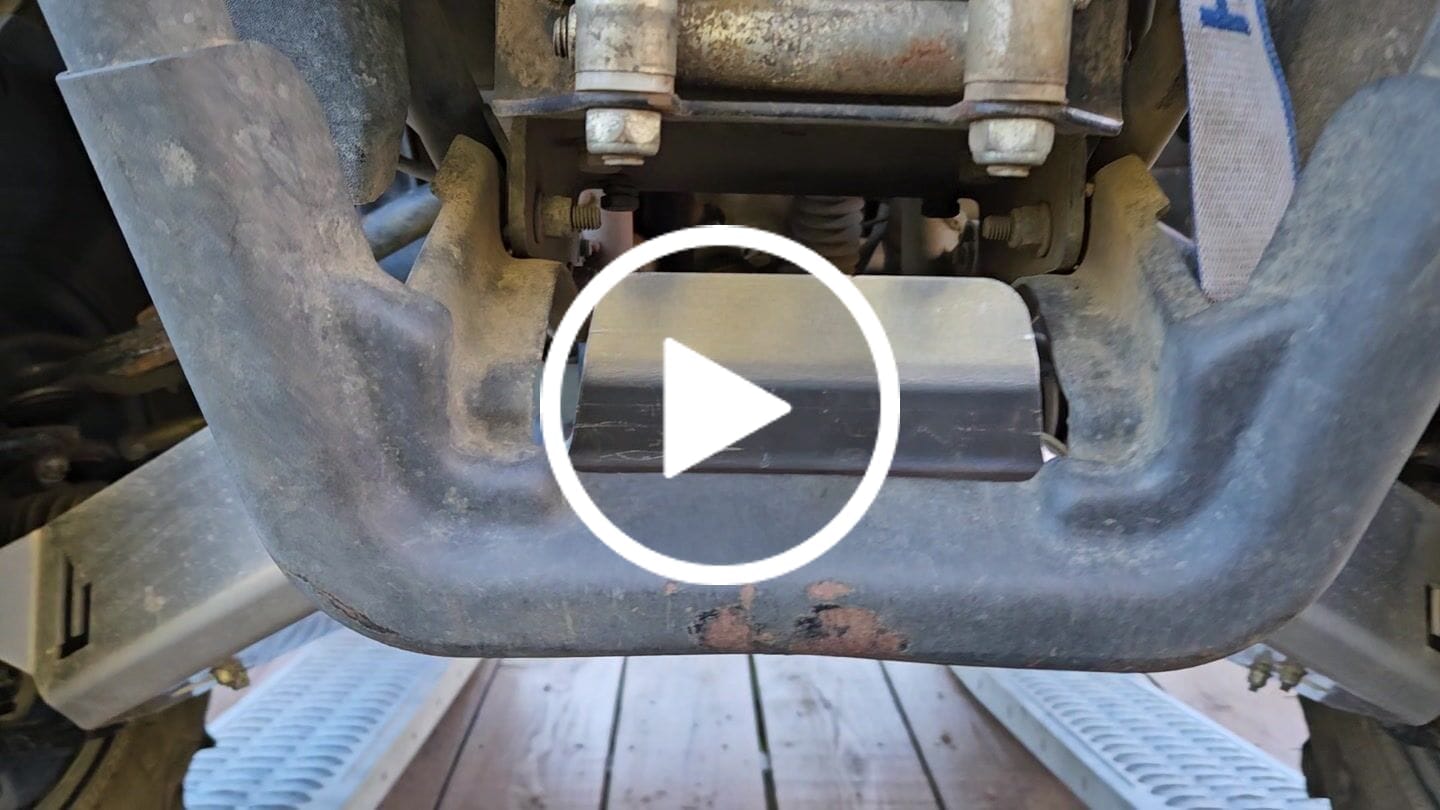 Customer video review of Aluminum Central Skid Plates for Suzuki King Quad 500/750