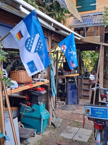 Customer photo review of Fahne inkl. Druck