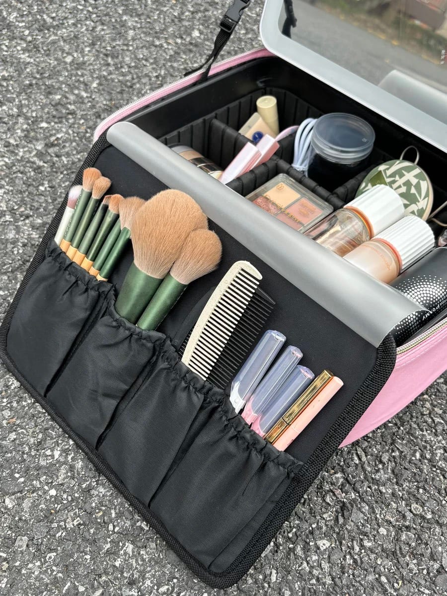 Customer photo review of WanderGlow Cosmetics Case