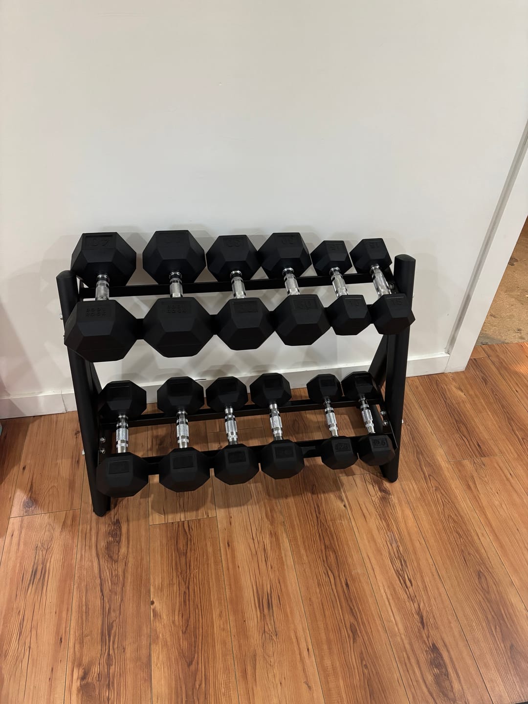 Customer photo review of Support à Haltères 2 Étages