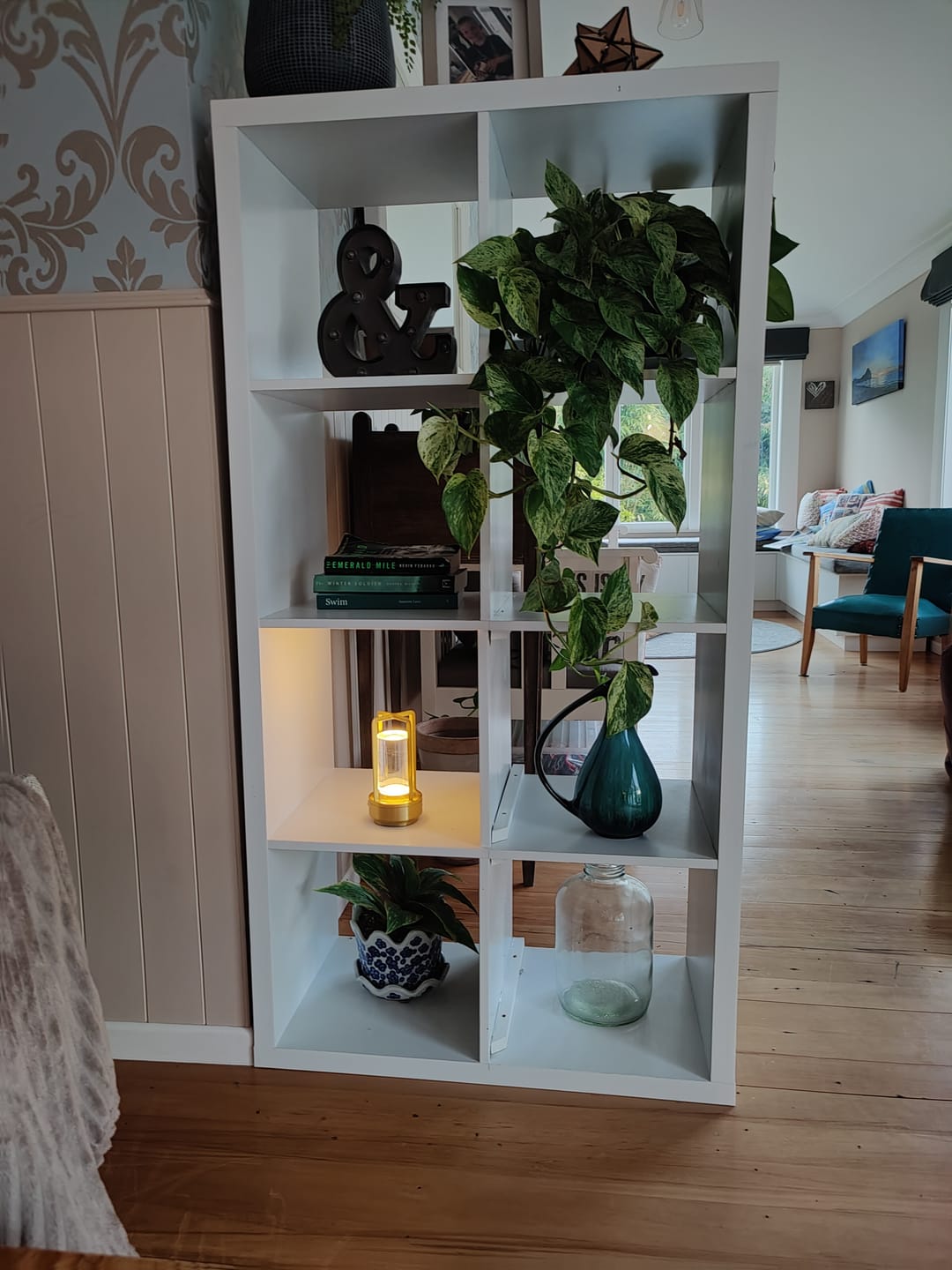 Customer photo review of Ambient Lantern™ Cordless Crystal Table Lamp