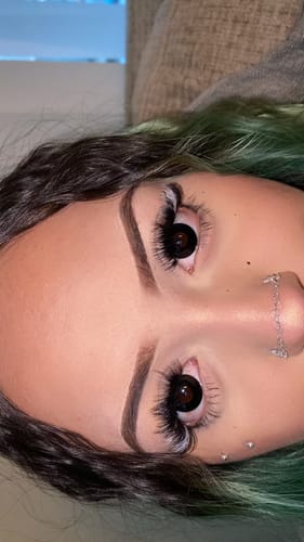 Customer photo review of Eyemoody Pure Black | 6 Months, 2 pcs