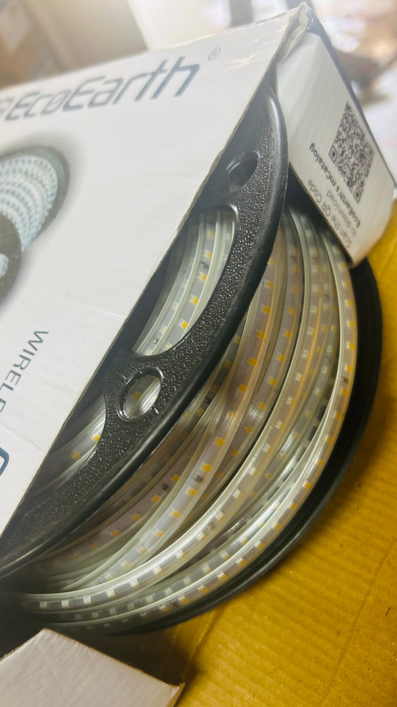 Customer photo review of EcoEarth Jagmag Flat Rope Light With Wire & Adapter | 25 MTR & 45 MTR | Diwali Festival Sale