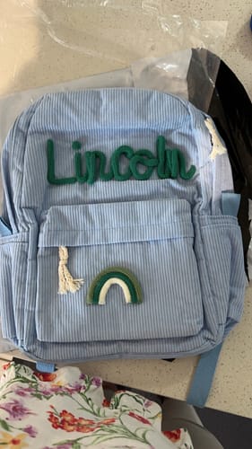 Brittany C. review of KNIT & CARRY – Personalized Knitted Backpack image 1 out of 1