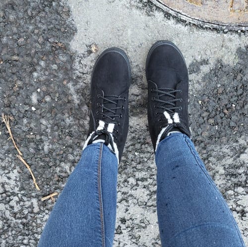 Customer photo review of WinterWohl – Warme Damenstiefel mit Schmerzlinderung