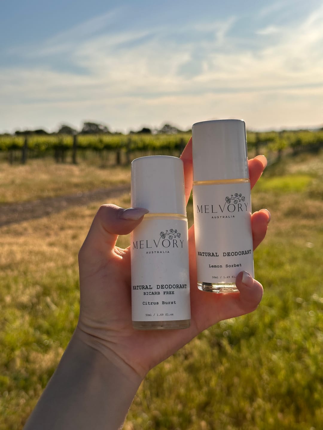Customer photo review of Natural Deodorant Bicarb Free Citrus Burst