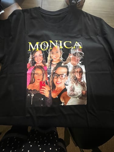Customer photo review of CUSTOM VINTAGE TEE