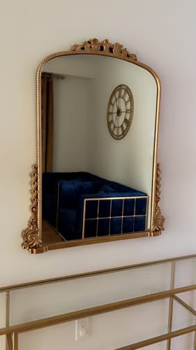 Customer photo review of 32" Roman Numeral Metal Wall Clock - 82cm