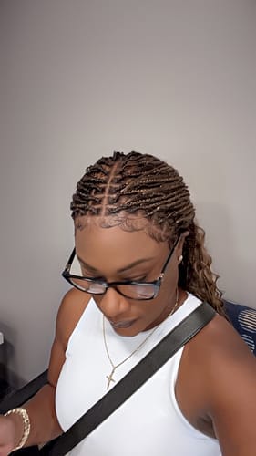 Customer photo review of KNOTLESS BOHEMIAN FULL LACE