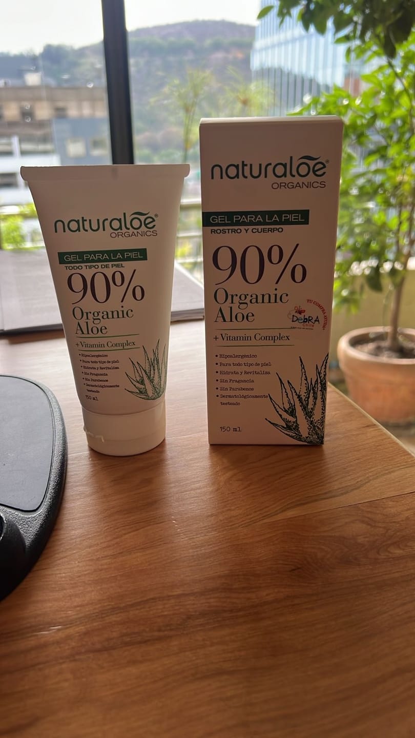 Customer photo review of Gel Puro de Aloe Vera Orgánico & Vitamin Complex® 150ml
