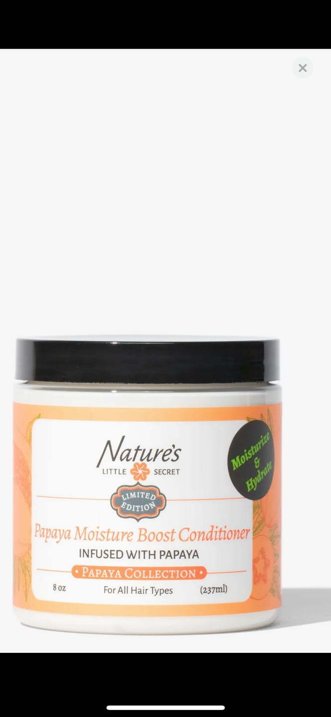 Customer photo review of Papaya Moisture Boost Conditioner
