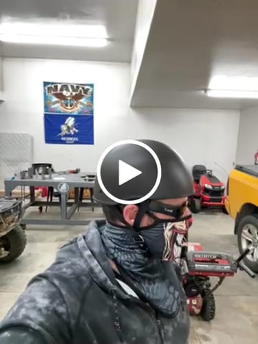 Customer video review of Carbon Fiber SOA Smallest Lightest DOT Beanie Carbonator Flat No Peak