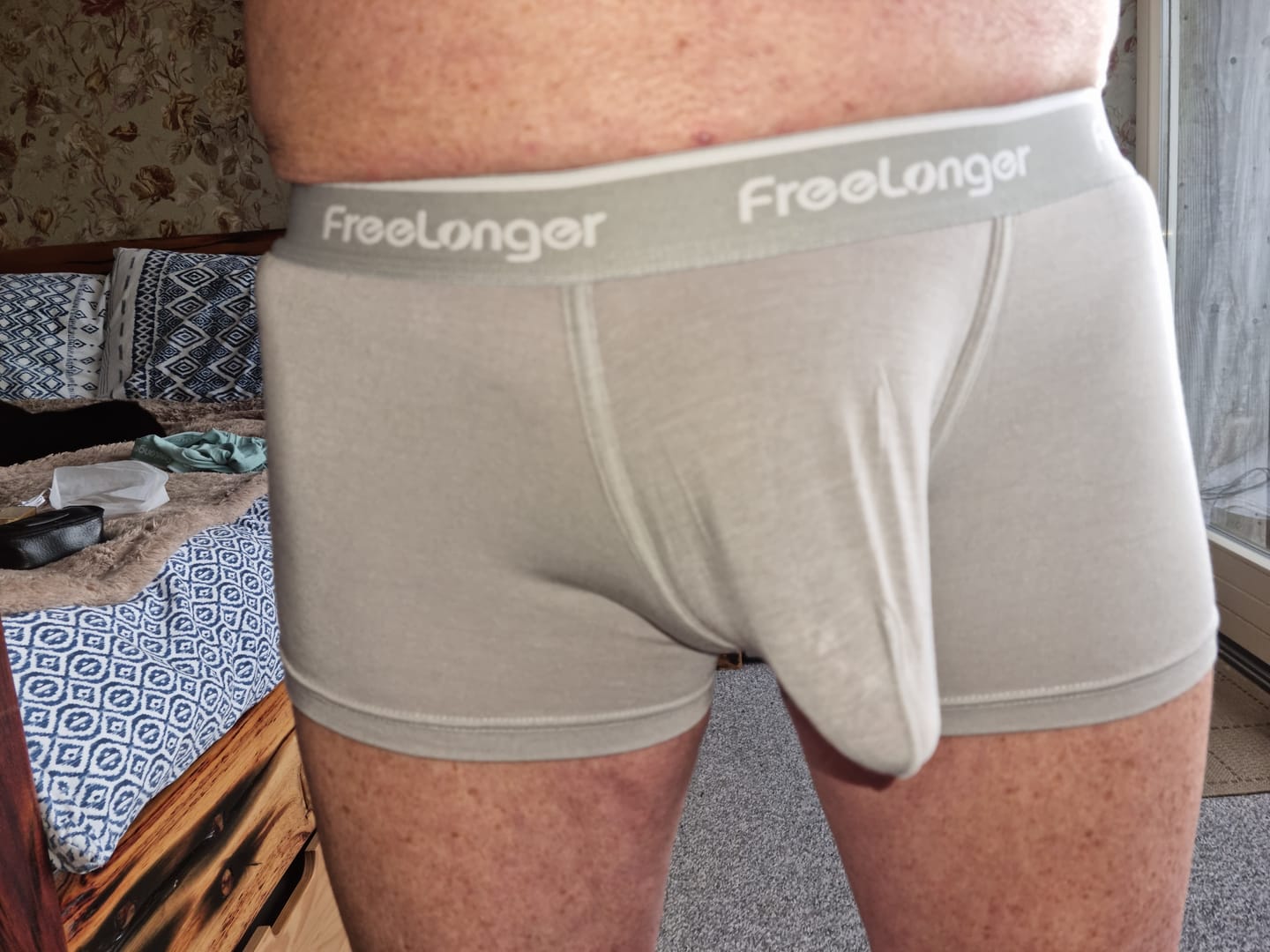 Customer photo review of FreeLonger Men's Comfy Separate Big Pouch Briefs