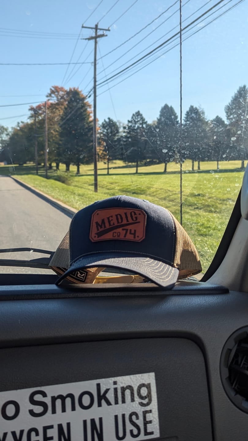 Customer photo review of Passport Leather Patch