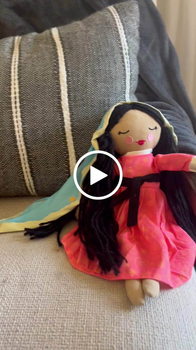Customer video review of Our Lady of Guadalupe Rag Doll