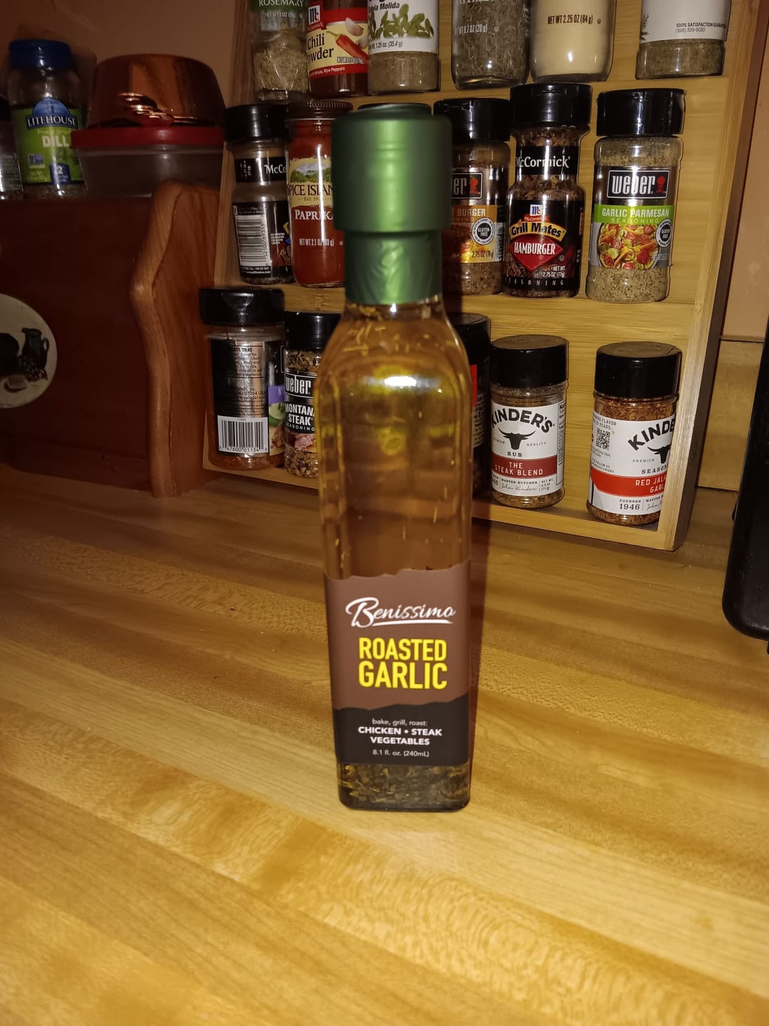 Customer photo review of Roasted Garlic Oil 8.1 oz