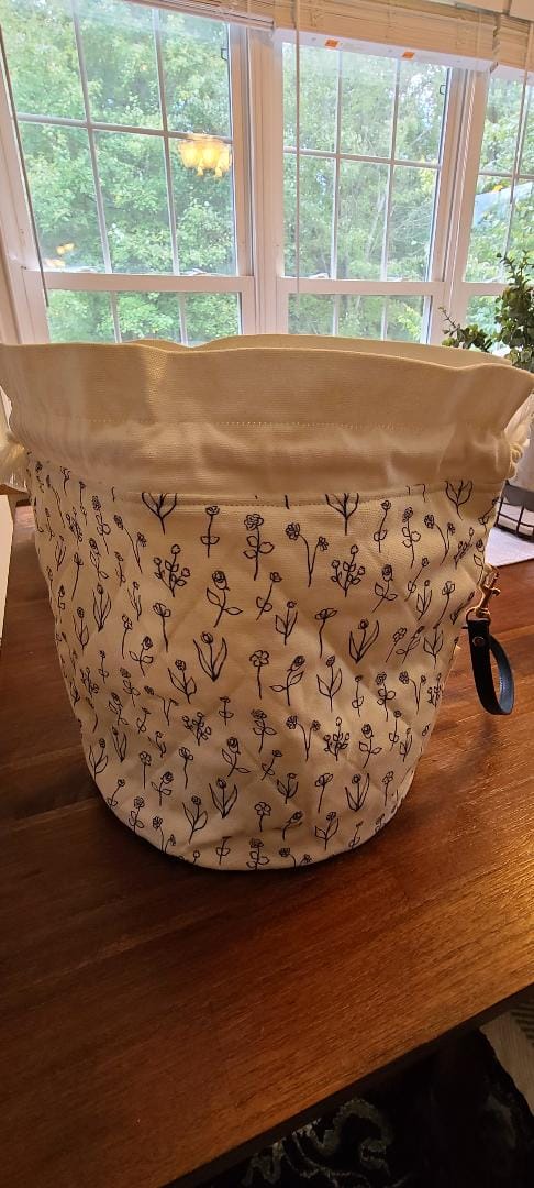 Customer photo review of Flower Doodles Large Project Bag