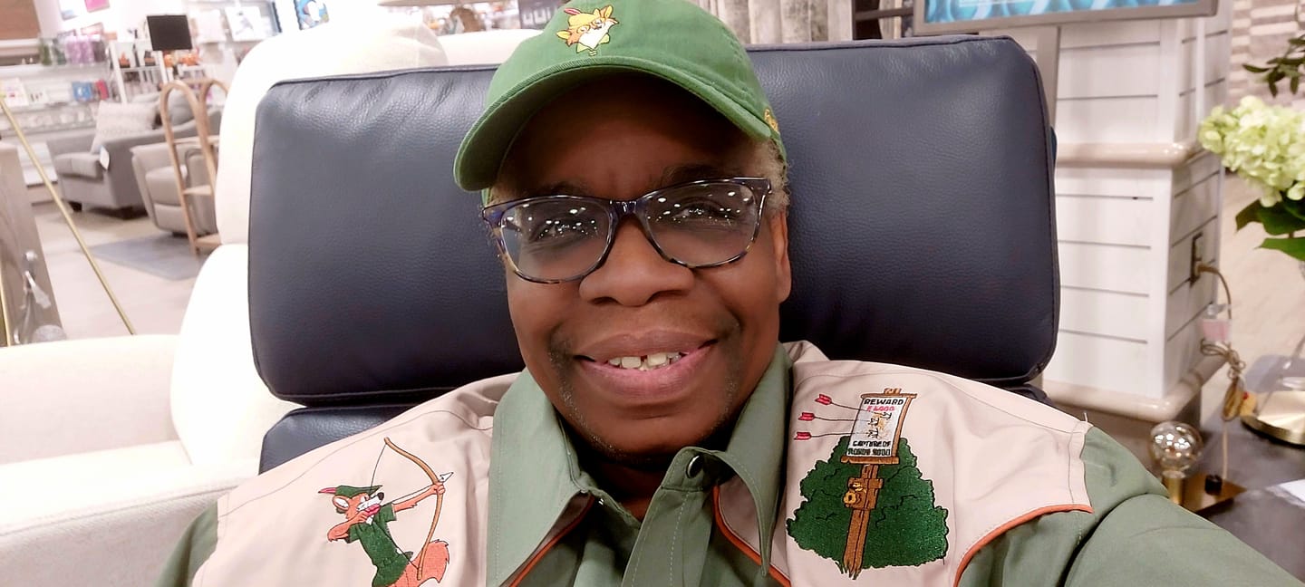 Customer photo review of Disney's Robin Hood "The Outlaw of Nottingham" – Dad Hat