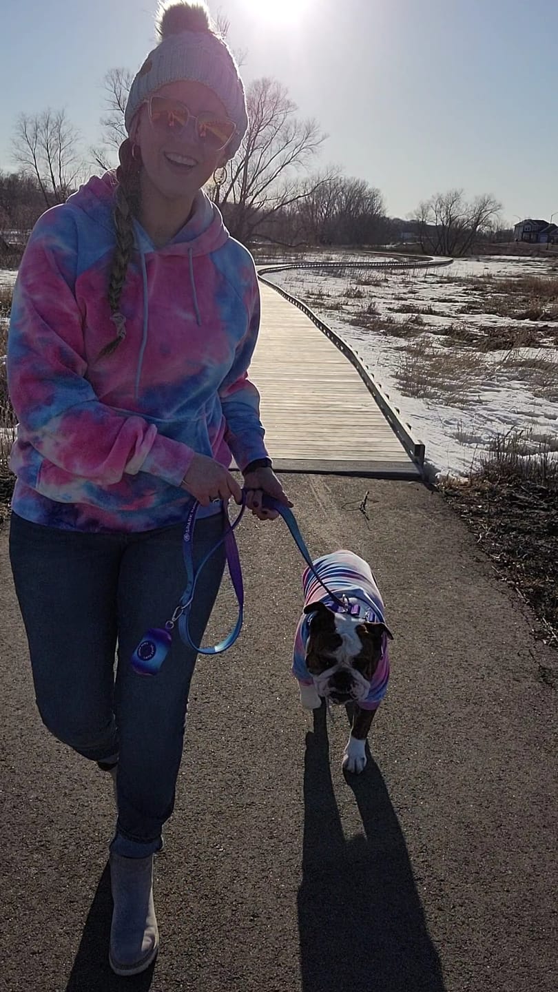 Customer photo review of Velvet Human Hoodie - Snow Cone