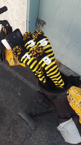 Customer photo review of Retro Striped Cotton Socks